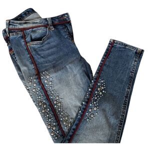 Miss Me Embellished Skinny Jeans 27
